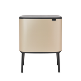 Brabantia Bo Touch Bin afvalemmer 11+23 liter - Champagne