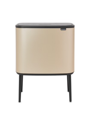 Brabantia Bo Touch Bin afvalemmer 11+23 liter - Champagne