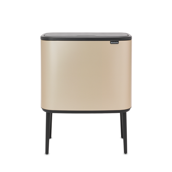 Brabantia Brabantia Bo Touch Bin afvalemmer 11+23 liter - Champagne
