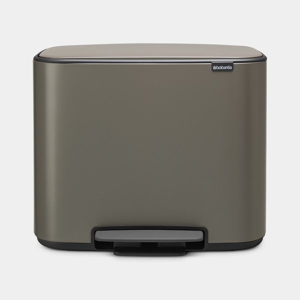 Brabantia Bo Pedaalemmer - 36 liter - Platinum