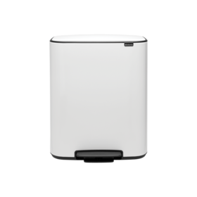 Brabantia Bo Hi Pedaalemmer - 60 liter - White