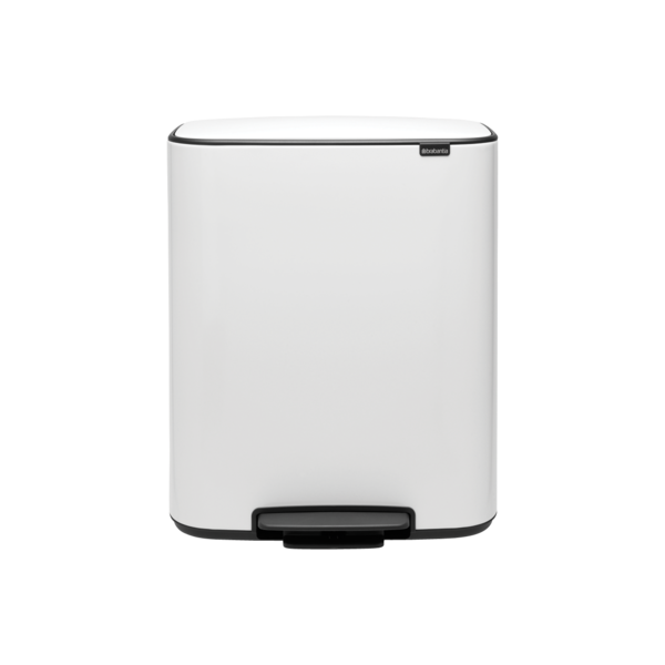 Brabantia Bo Hi Pedaalemmer - 60 liter - White