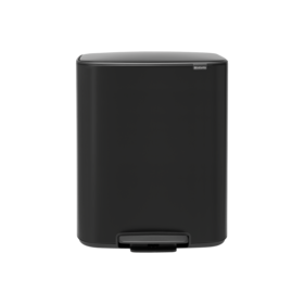 Brabantia Bo Hi Pedaalemmer - 60 liter - Matt Black