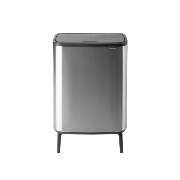 Brabantia Bo Touch Bin Hi Afvalemmer - 60 liter - Matt Steel Fingerprint Proof