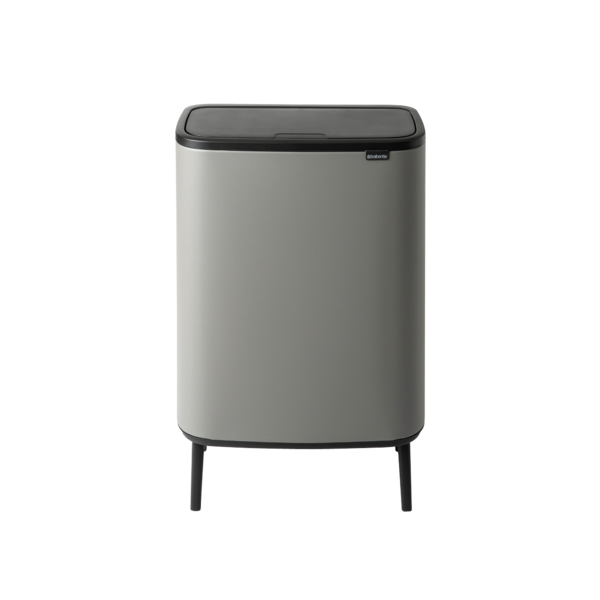 Brabantia Bo Touch Bin Hi Afvalemmer - 60 liter - Mineral Concrete Grey