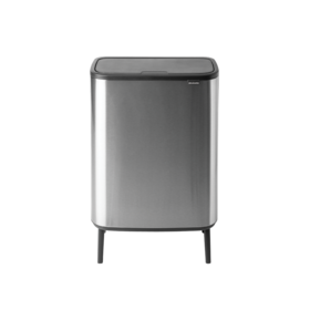 Brabantia Bo Touch Bin Hi Afvalemmer - 2 x 30 liter - Matt Steel Fingerprint Proof