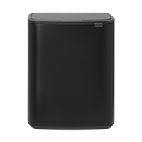 Brabantia Bo Touch Bin Afvalemmer - 2 x 30 liter - Matt Black