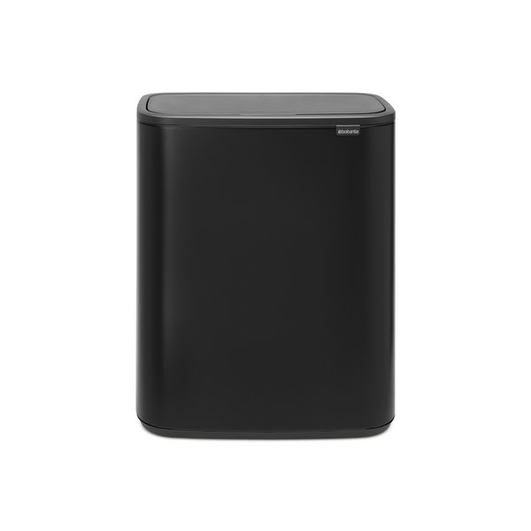 Brabantia Bo Touch Bin Afvalemmer - 2 x 30 liter - Matt Black