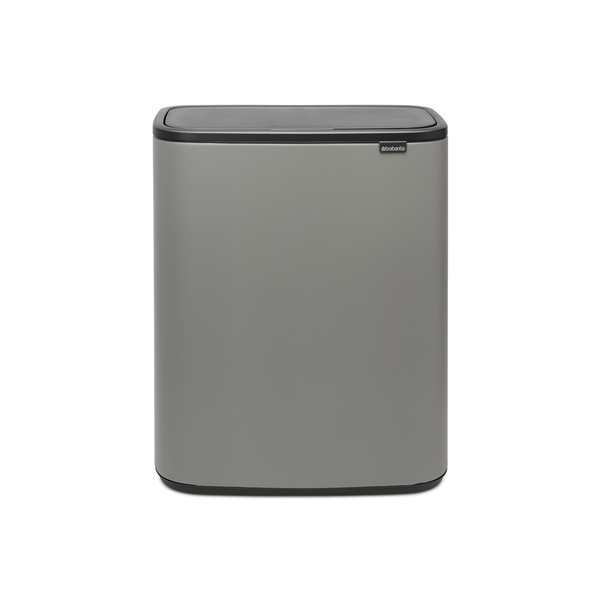 Brabantia Bo Touch Bin Afvalemmer - 2 x 30 liter - Mineral Concrete Grey