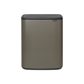 Brabantia Bo Touch Bin Afvalemmer - 60 liter - Platinum