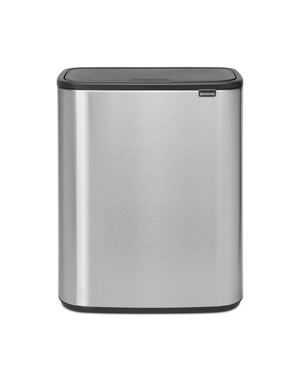 Brabantia Bo Touch Bin Afvalemmer - 60 liter - Matt Steel Fingerprint Proof