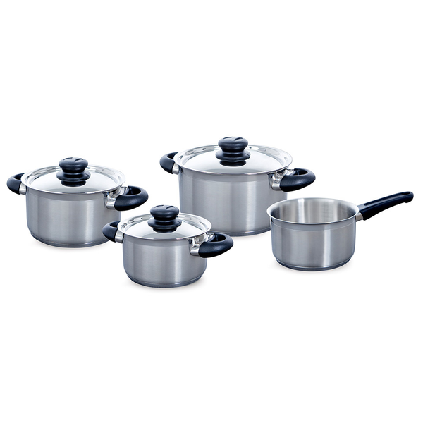 BK Cookware BK Karaat+ Kookpannenset - 4 delig - RVS