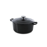 Fontignac GIETIJZEREN BRAADPAN 29 CM OVAAL ZWART