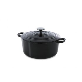 BK Cookware Bourgogne Braadpan - Jet Black - 28 cm - Gietijzer
