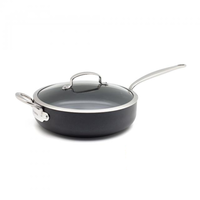 Greenpan Barcelona Keramische Hapjespan - 28 cm - met glazen deksel