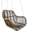 Van der Leeden Van der Leeden Rotan hangstoel Fly Brown - (L)66 x (B)65 x (H)49 cm - Steel Wire