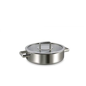 Habonne Habonne Royal Hapjespan - 24 cm - met glazen deksel