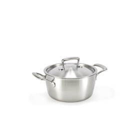 Habonne Queen Kookpan - 18 cm - RVS - met deksel