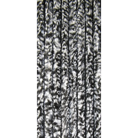 Wicotex Vliegengordijn Kattenstaart - Zwart/Wit - Gemêleerd