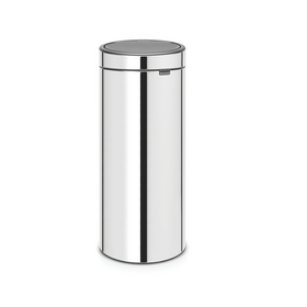 Brabantia Touch Bin Afvalemmer 30ltr Brilliant Steel