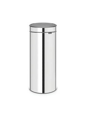 Brabantia Touch Bin Afvalemmer - 30 liter - Brilliant Steel