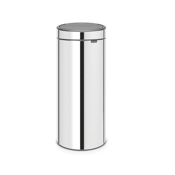 Brabantia Touch Bin Afvalemmer - 30 liter - Brilliant Steel