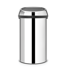 Brabantia Touch Bin Afvalemmer 60ltr Brilliant Steel