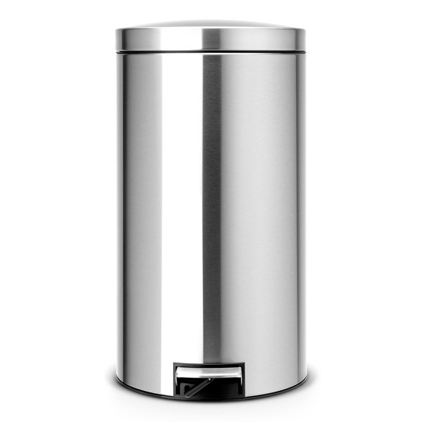 Brabantia Silent pedaalemmer 2 x 20 ltr Matt Steel Fingerprint Proof