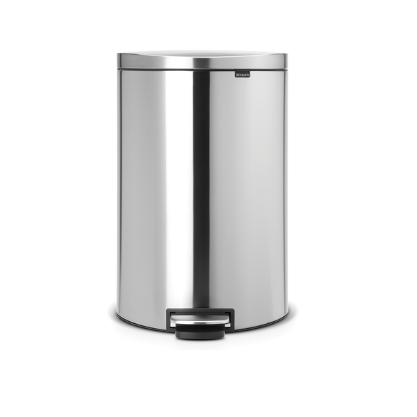 Brabantia Flatback+ pedaalemmer 40ltr Matt Steel Fingerprint Proof