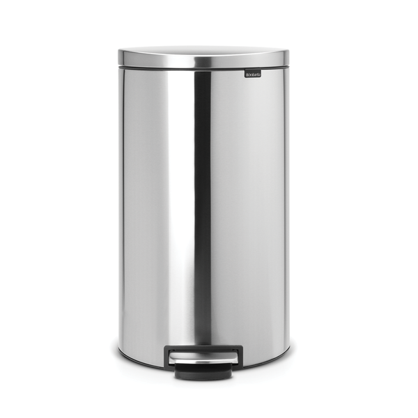 Brabantia Flatback+ pedaalemmer 30ltr Matt Steel Fingerprint Proof