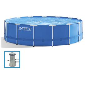 Intex Metal Frame zwembad 366x76cm + filterpomp