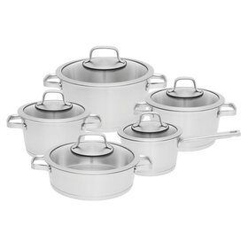 BergHOFF BergHOFF Essentials Line Kookpannenset - 5 delig - RVS