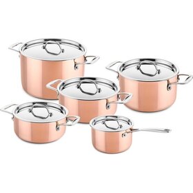 DUCQ DUCQ Kookpannenset - 5 delig - Koper - Inductie