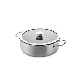 DUCQ DUCQ Downdraft 3-laags Braadpan 26cm