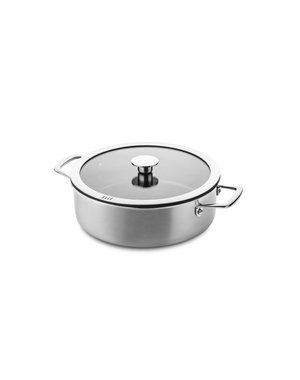 DUCQ Downdraft 3-laags Braadpan 26cm