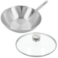 Demeyere Apollo 7 - Wok - 30 cm - met glazen deksel