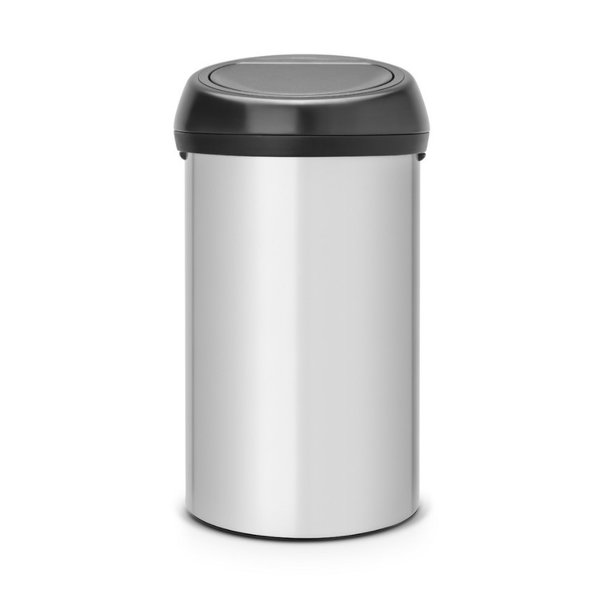 Brabantia Brabantia Touch Bin Afvalemmer 60ltr Metallic Grey