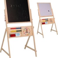 Schoolbord Hout 2 in 1