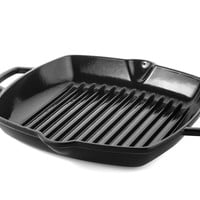 Grillpan - Gietijzer - Zwart - 28cm