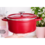 Greenpan Greenpan Featherweights - Stoofpot met deksel - 22cm - Rood