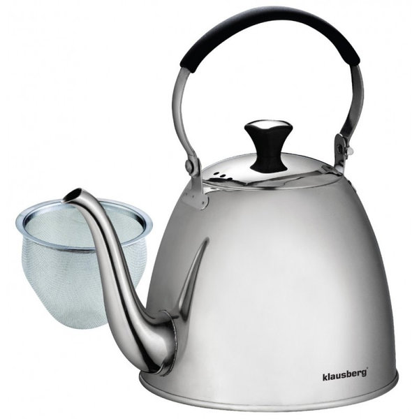 Klausberg Klausberg Thee  Kettle fluitketel - 1 liter - RVS