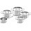 Fissler Fissler Original Profi Collection - 5 Delig - Steelpan - RVS deksels