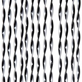 Wicotex Vliegengordijn opal - 90 x 220 cm - Zilver/Zwart