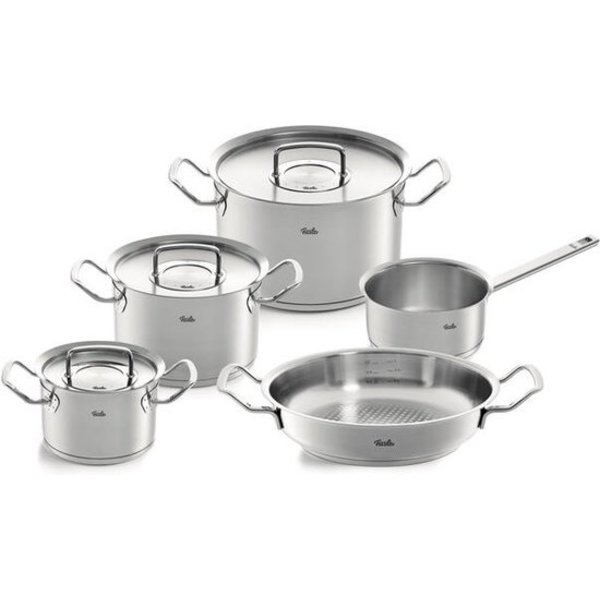 Fissler Fissler Original Profi Collection 2022 - 5 Delig - Steelpan - Hapjespan - RVS deksels