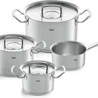 Fissler Original Profi Collection 4 Delig - Steelpan - RVS deksels