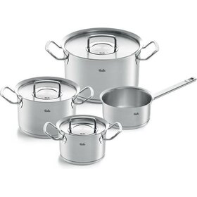 Fissler Original Profi Collection 4 Delig - Steelpan - RVS deksels