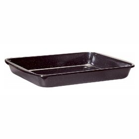 RIESS Riess Ovenschaal - Laag - 42 x 33 x 4.5 cm - Zwart pfas vrij