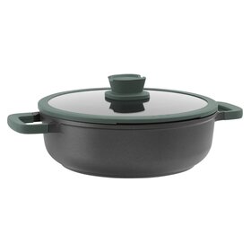 BergHOFF Leo Hapjespan - 28 cm - met glazen deksel