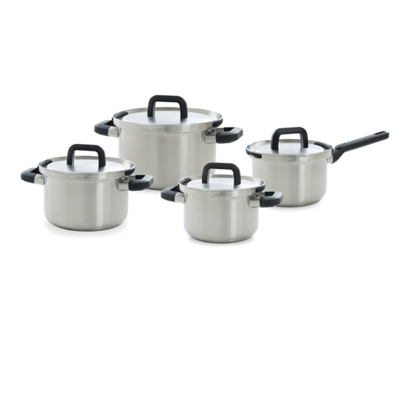 BK Cookware BK Flow Cool Kookpannenset -  RVS - Veilig afgietsysteem