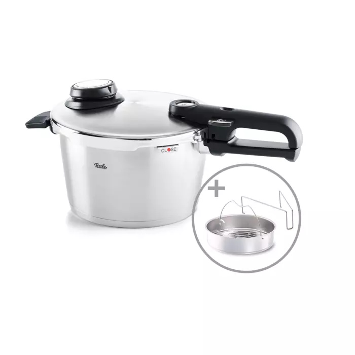Basoo 7L Aluminium Snelkookpan - Ideaal Voor Horeca & Grote Gezinnen Lichtgewicht Veilig En Inclusief Accessoires